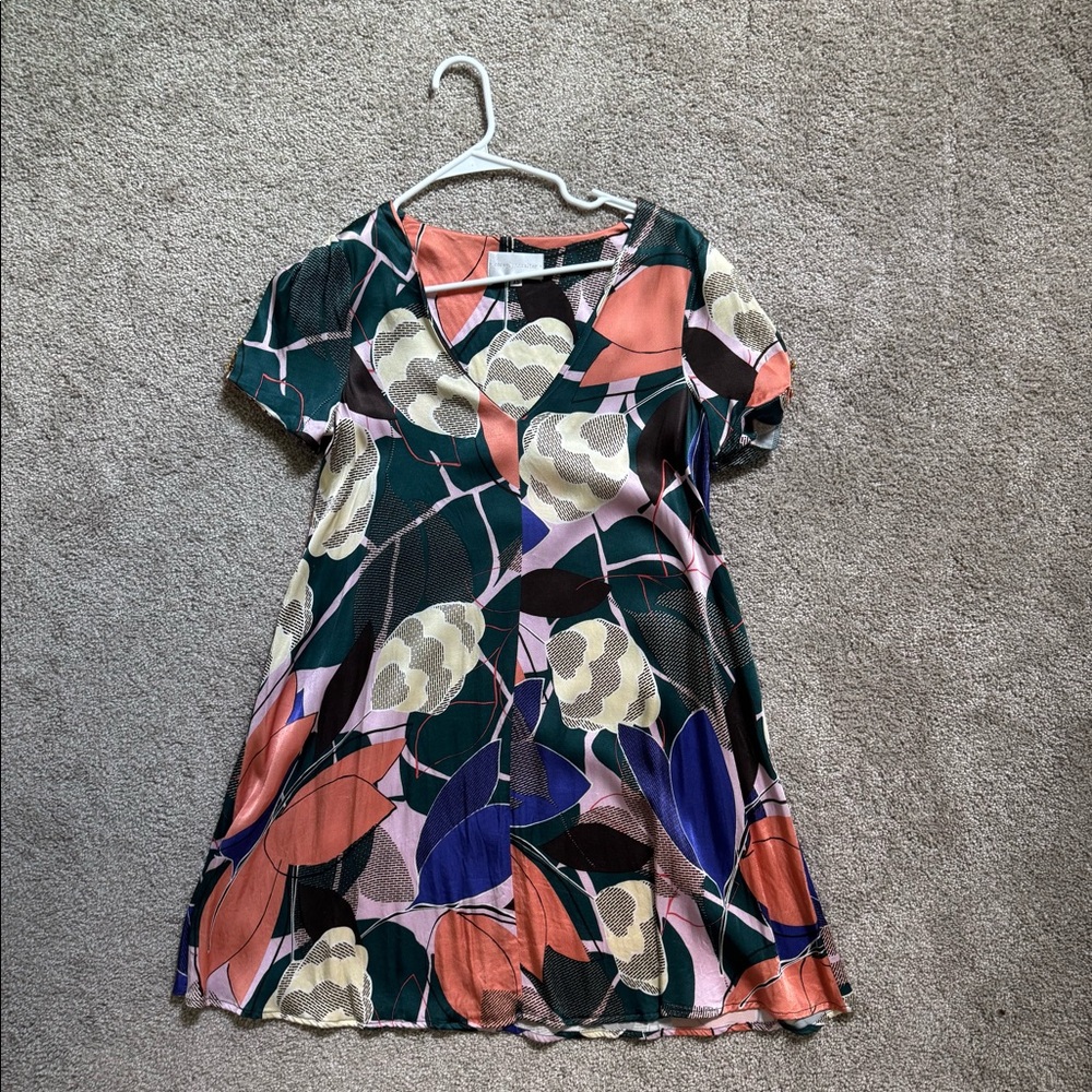 Anthropologie Colorful Mini Dress